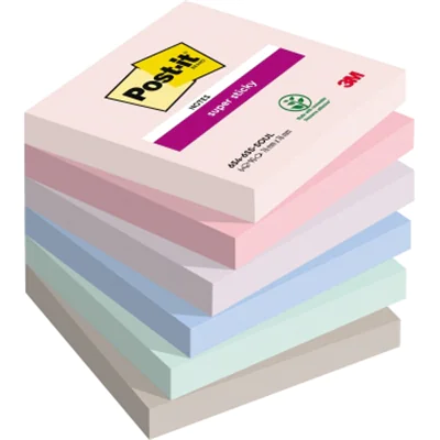 Post-it Haftnotiz 654-6SS-SOUL 76x76mm 90Blatt 6St. Post-it Haftnotiz 654-6SS-SOUL 76x76mm 90Blatt 6St.