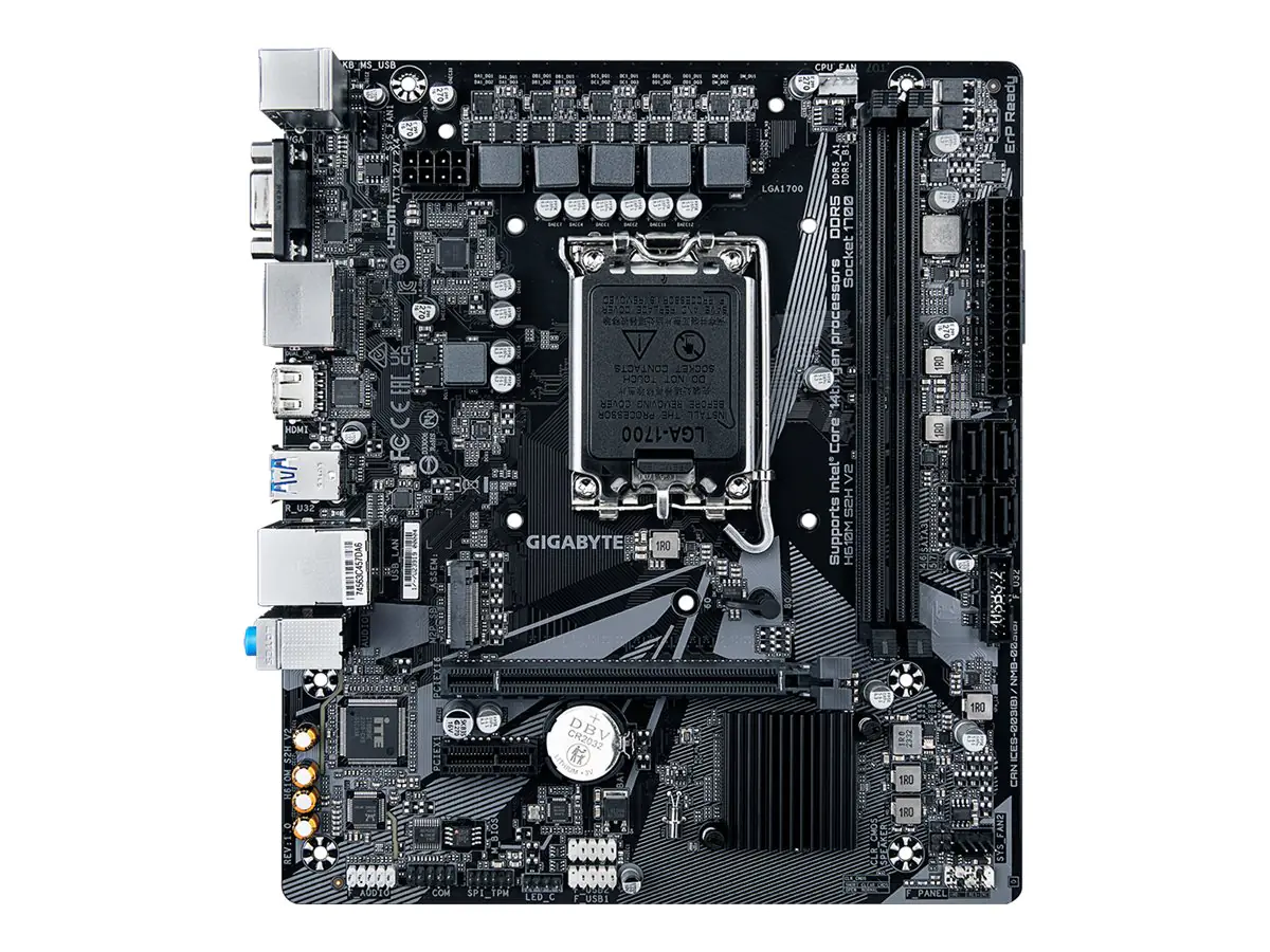 Gigabyte H610M S2H V2 DDR4 - 1.0 - Motherboard - micro ATX - LGA1700-Sockel - H610 Chipsatz - USB 3