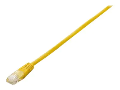 equip - Patch-Kabel - RJ-45 (M) zu RJ-45 (M) - 20 m - UTP - CAT 6 - geformt, verseilt - Gelb