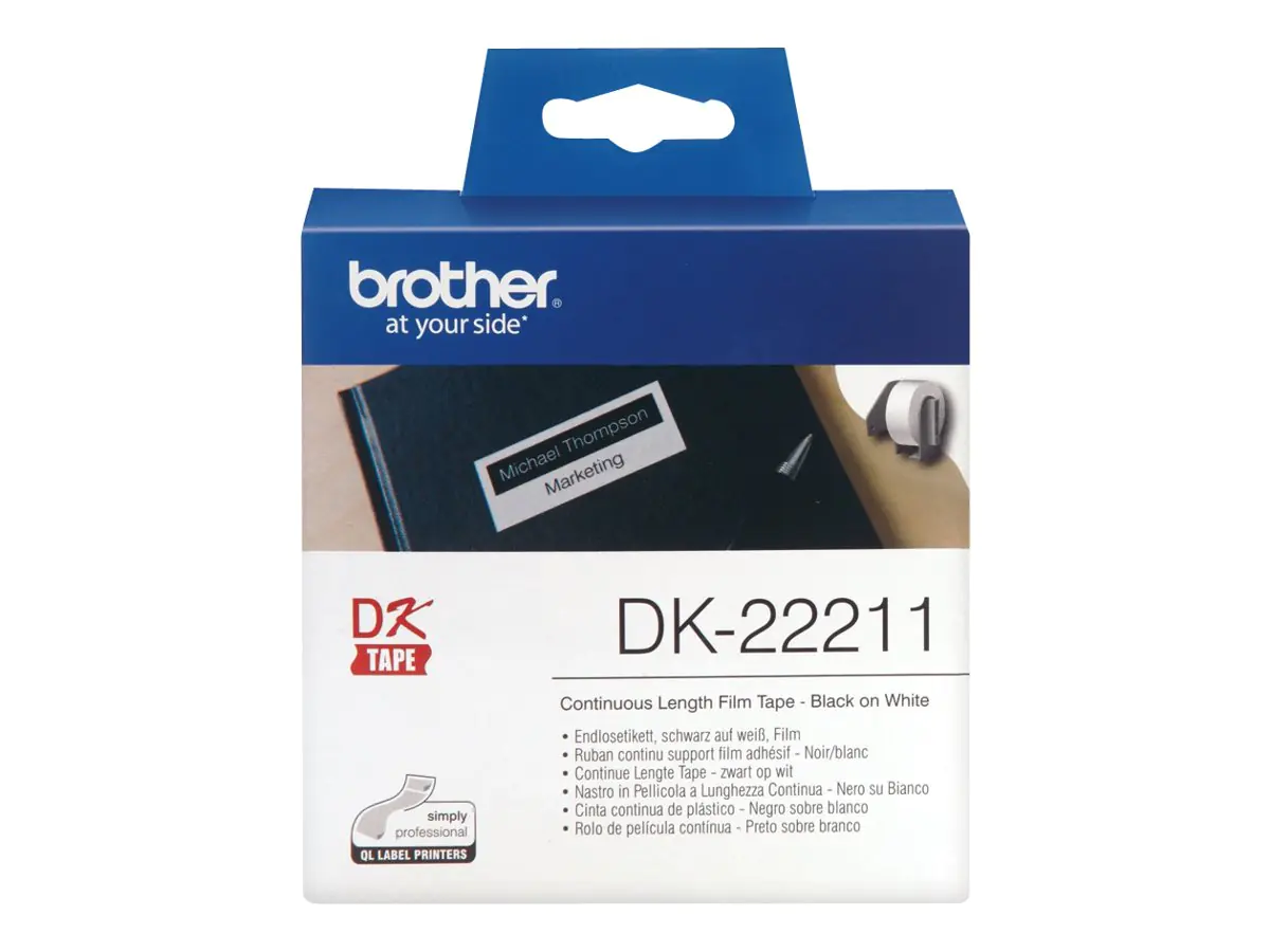 Brother DK-22211 - Weiß - Rolle (2,9 cm x 15,2 DK22211