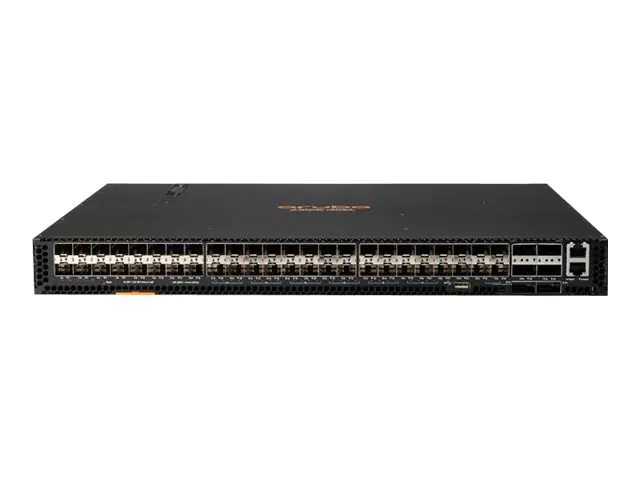 HPE Aruba 8320 - Switch - L3 - managed - 48 x 1 Gigabit / 10 Gigabit Ethernet + 6 x 40 Gigabit QSFP+ - an Rack montierbar - TAA-konform - mit X472 5 Fans 2 Power Supply