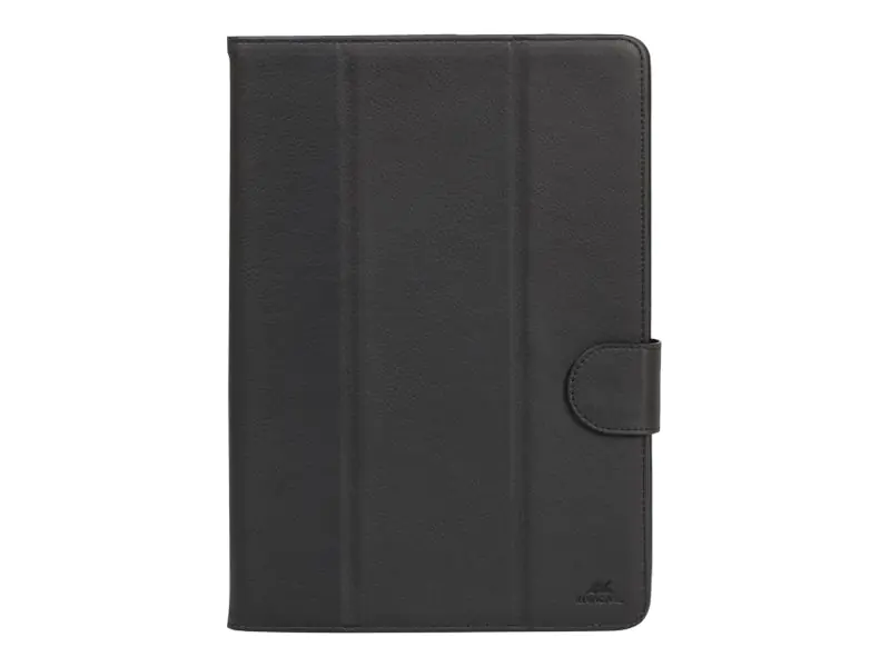 Riva Case Malpensa 3137 Universal Case - Flip-Hülle für Tablet - Polyurethan-Kunstleder - Schwarz - 10.1"