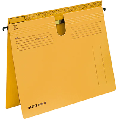 Leitz Hängehefter SERIE 18 DIN A4 250g/m² Manilakarton, recycelt gelb 50 St./Pack.