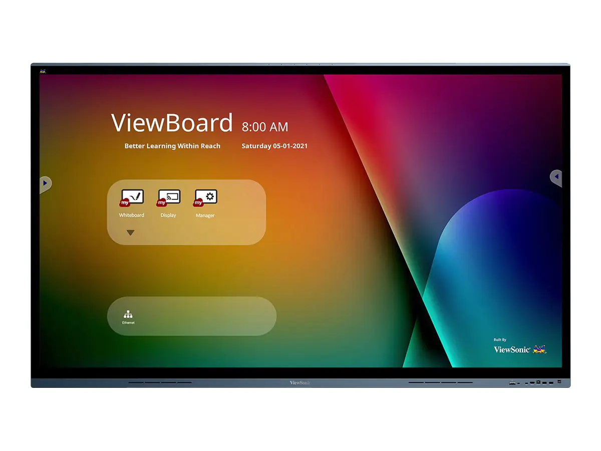 ViewSonic ViewBoard IFP7562 - 190 cm (75") Diagonalklasse (189.2 cm (74.5") sichtbar) LCD-Display mit LED-Hintergrundbeleuchtung - interaktiv - 4K UHD (2160p) 3840 x 2160