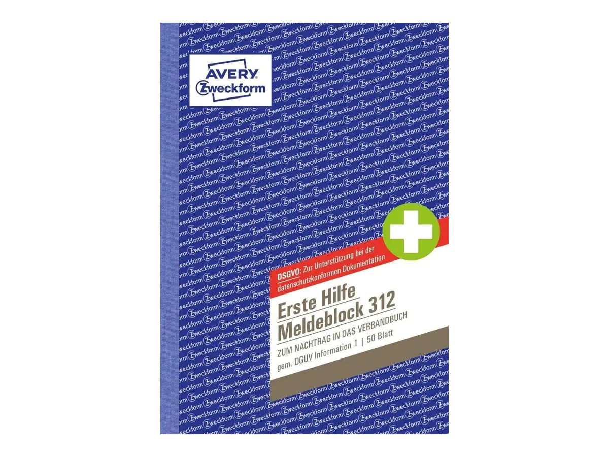 Avery Zweckform Erste-Hilfe-Meldeblock - 50 312