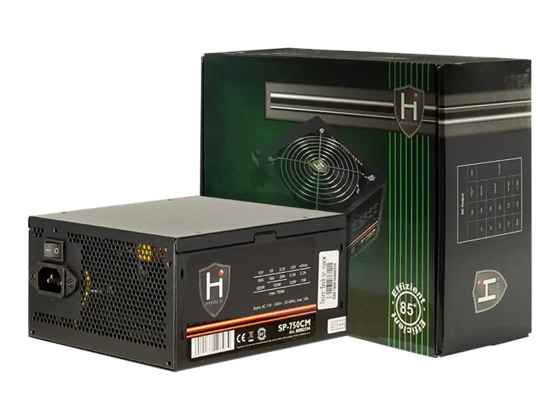 HiPower SP-750CM - Netzteil (intern) - ATX12V 2.3 - Wechselstrom 100/240 V - 750 Watt - aktive PFC
