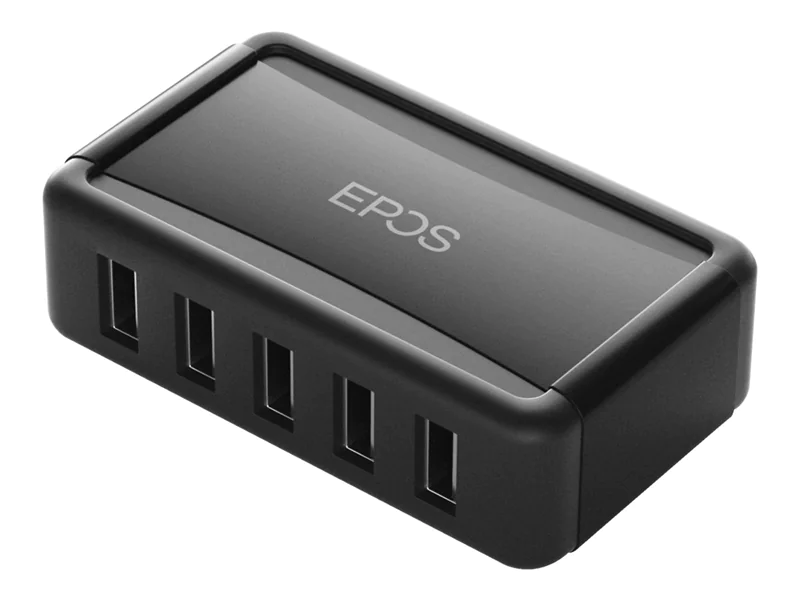 Epos I SENNHEISER MCH 7 - Netzteil - 100 mA - 7 Ausgabeanschlussstellen (USB) - für Sennheiser CH 10, CH 30; DW 20, 30, Office, Office ML, Pro 2, Pro1, Pro2; DW Office PHONE, USB ML; DW Pro 2; DW Pro1; SD 10, 20, 30, Office, Office ML, Pro 1, Pro 2; SDW 5