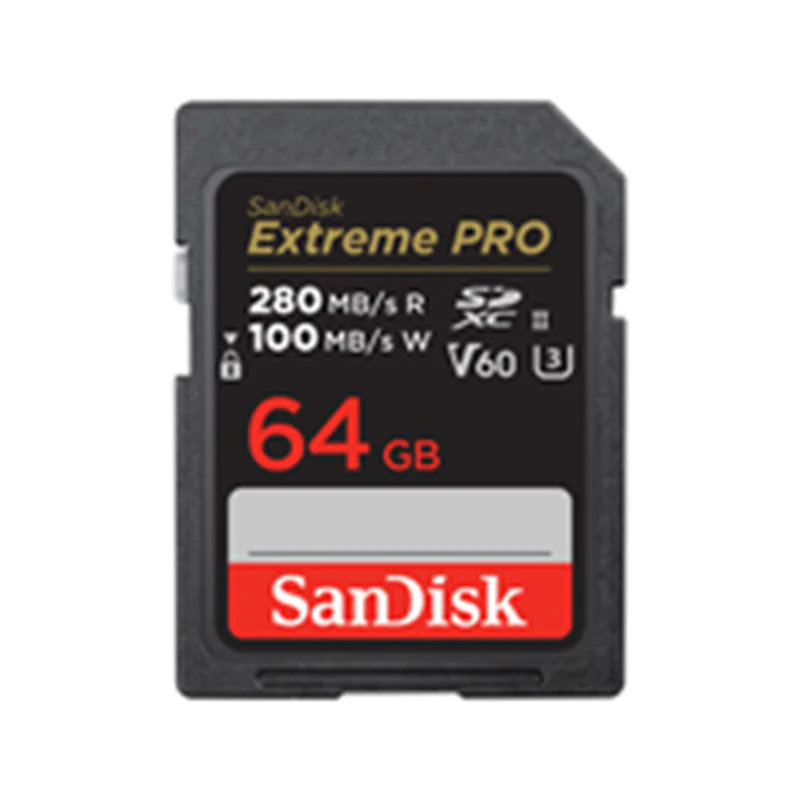 SanDisk Extreme Pro - Flash-Speicherkarte - 128 GB - Video Class V60 / UHS-II U3 / Class10 - SDXC UHS-II