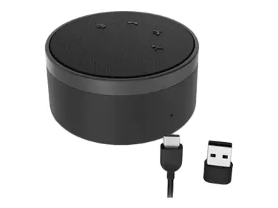 Lenovo Go - Freisprechtelefon - kabelgebunden - USB-C - Storm Gray - Zertifiziert für Microsoft Teams