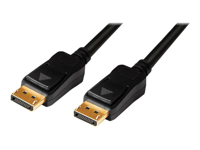 LogiLink - DisplayPort-Kabel - DisplayPort männlich zu DisplayPort männlich - 15 m - Schwarz - 4K Unterstützung, aktiv
