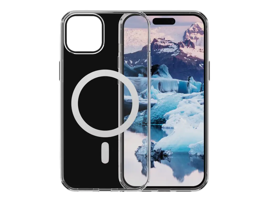 dbramante1928 Iceland Pro - Hintere Abdeckung für Mobiltelefon - kompatibel mit MagSafe - Kunststoff - durchsichtig - für Apple iPhone 15
