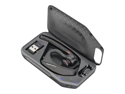 Poly Voyager 5200 UC - Headset - Ohrstöpsel - über dem Ohr angebracht - Bluetooth - kabellos