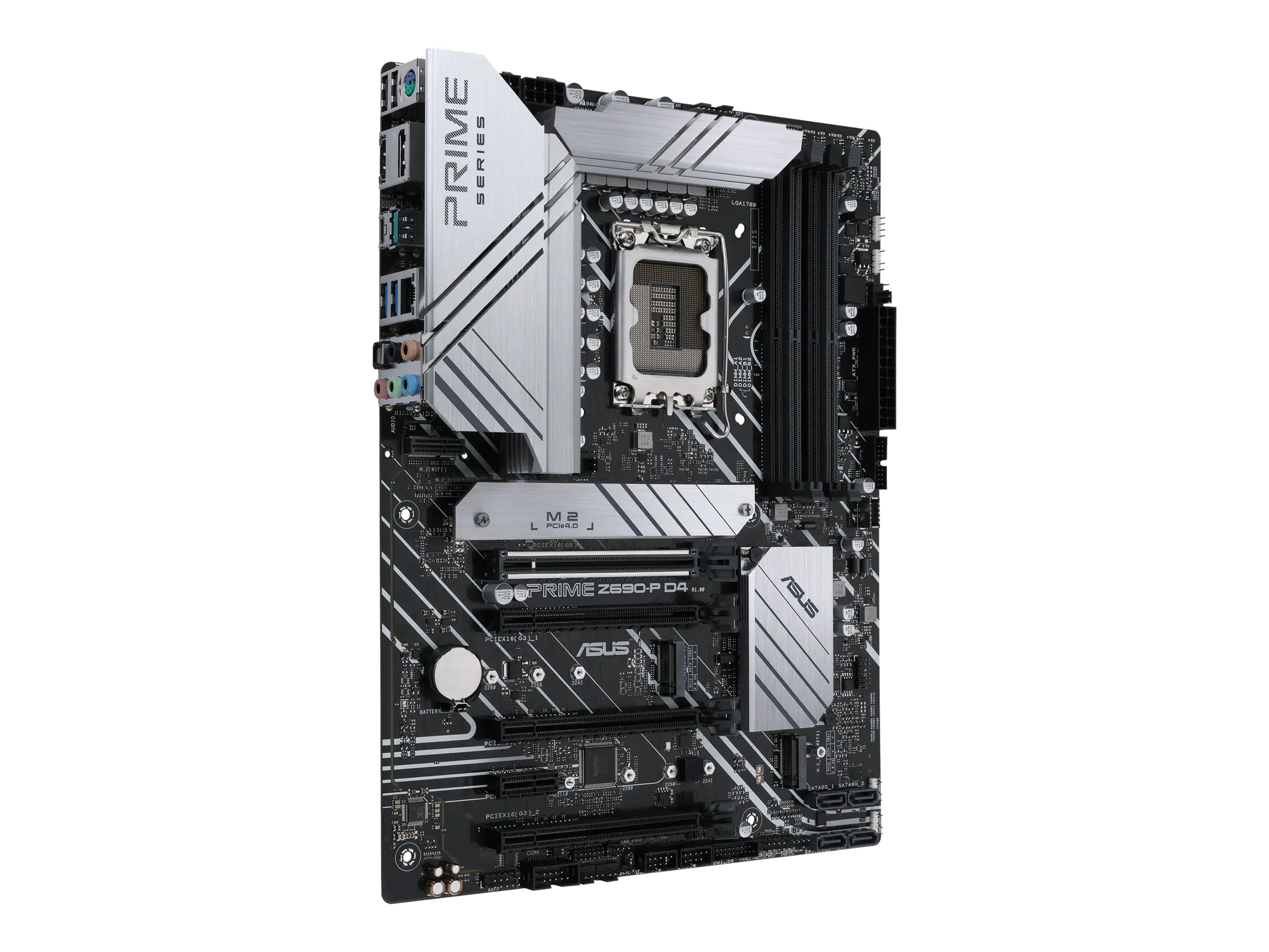 ASUS PRIME Z690-P D4-CSM - Motherboard - ATX - LGA1700-Sockel - Z690 Chipsatz - USB 3.2 Gen 1, USB-C Gen 2x2, USB 3.2 Gen 2, USB-C Gen1 - 2.5 Gigabit LAN - Onboard-Grafik (CPU erforderlich) - HD Audio (8-Kanal)