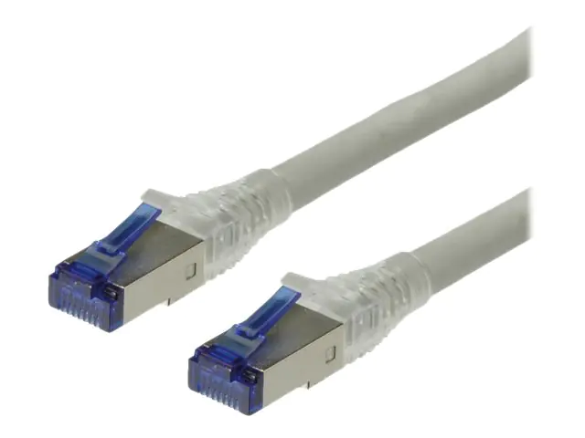 Roline - Patch-Kabel - RJ-45 (M) zu RJ-45 (M) - 50 m - SFTP, PiMF - CAT 6a - halogenfrei, geformt, ohne Haken, robust - Grau Roline - Patch-Kabel - RJ-45 (M) zu RJ-45 (M) - 50 m - SFTP, PiMF - CAT 6a - halogenfrei, geformt, ohne Haken, robust - Grau