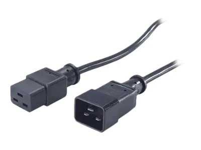 APC - Stromkabel - IEC 60320 C19 zu IEC 60320 C20 - 61 cm - Schwarz - für P/N: AP98892F, AP98894F, AP98896F, SUVTR30KHS, SUVTR40KH4B5S, SUVTR40KH5B5S, SUVTR40KHS