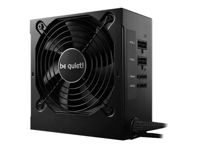 be quiet! System Power 9 500W CM - Netzteil (intern) - ATX12V 2.51 - 80 PLUS Bronze - Wechselstrom 200-240 V - 500 Watt - aktive PFC - Europa