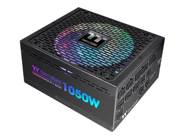 Thermaltake POWER PF1 ARGB 1050 - TT Premium Edition - Netzteil (intern) - ATX12V - 80 PLUS Platinum - 1050 Watt - aktive PFC - Schwarz