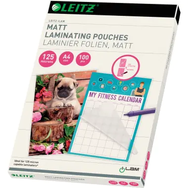 Leitz Folientasche 16926 125mic A4 seidenmatt 100 St./Pack.