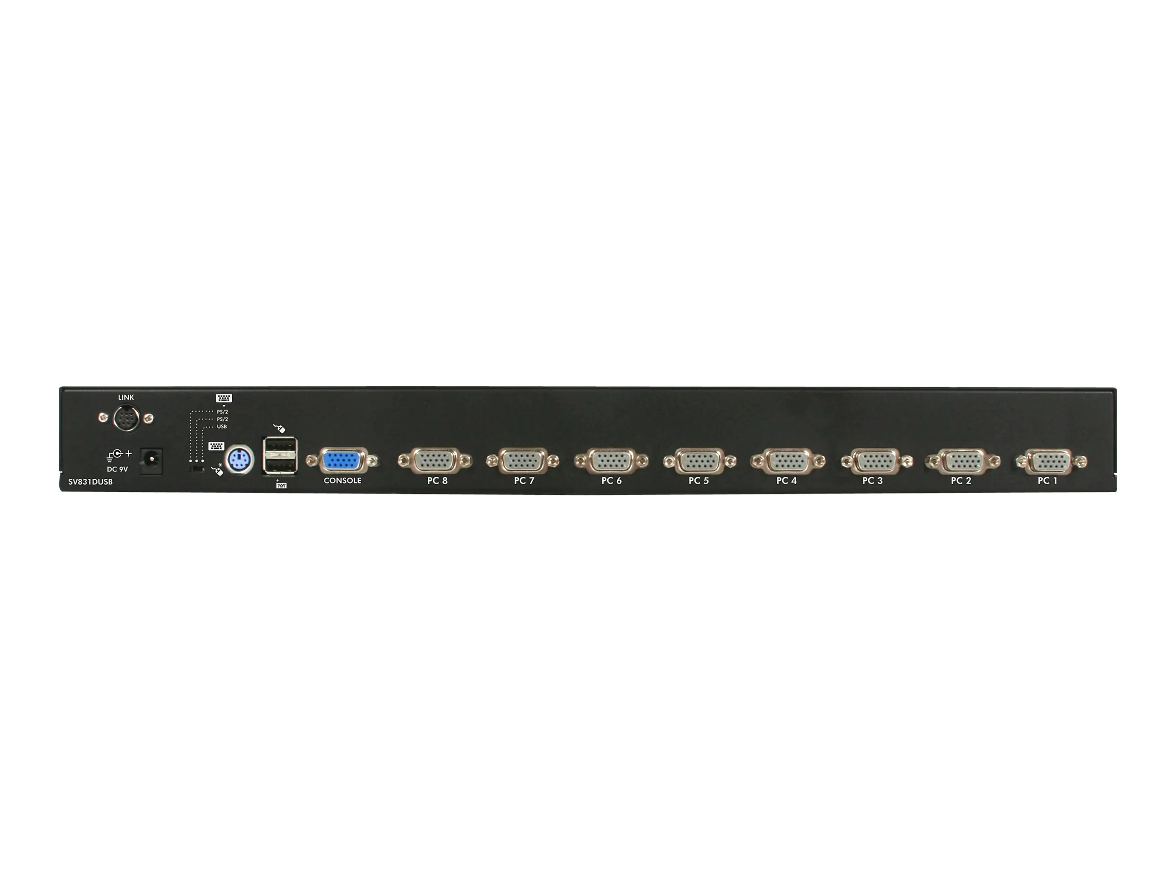 StarTech KVM-Switch 8 Desktop - 1U Kaskadierbar
