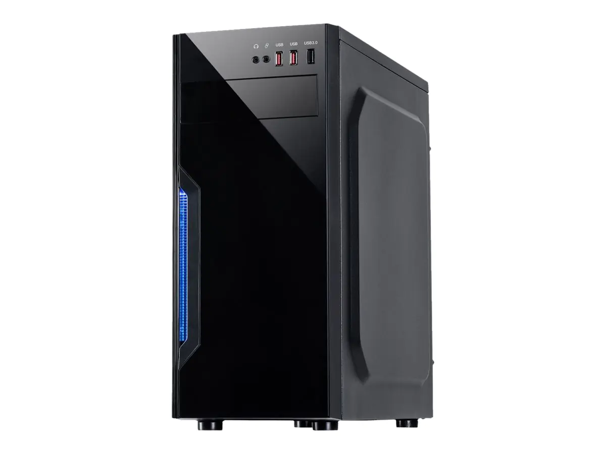 Inter-Tech B-42 - Tower - ATX - keine Spannungsversorgung (ATX) - Schwarz - USB/Audio