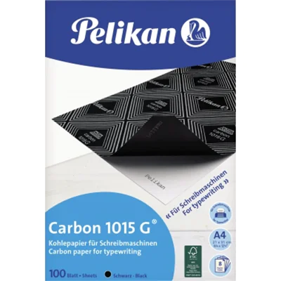 Pelikan Kohlepapier 1015G 018770 DIN A4 gefärbt 100Blatt schwarz Pelikan Kohlepapier 1015G 018770 DIN A4 gefärbt 100Blatt schwarz