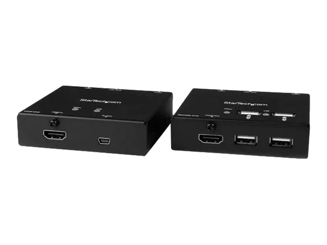 StarTech HDMI über Cat6 Extender mit 4 Port USB - HDMI over Cat5 oder Cat 6 - 1080p - 50m - Video/Audio/Infrarot/USB Extender - bis zu 50 m