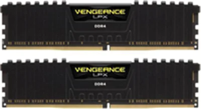 CORSAIR Vengeance LPX - DDR4 - kit - 8 GB: 2 x 4 GB - DIMM 288-PIN - 2400 MHz / PC4-19200 - CL16 - 1.2 V - ungepuffert - non-ECC - Schwarz