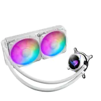 ASUS ROG STRIX LC II 240 ARGB - White Edition - Prozessor-Flüssigkeitskühlsystem - Kühlergröße: 240 mm - (für: LGA2011-3, AM4, TR4, LGA1200, LGA1700, AM5, LGA115x Socket) - 120 mm - weiß