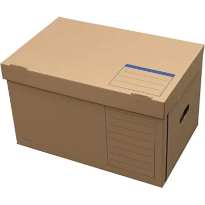 ELBA Systemcontainer tric 54.5x32.0x 36.0 cm mit Klappdeckel Packung 10, Karton, Beige, 540 mm, 320 mm, 360 mm, 10 Stück(e) 100421143