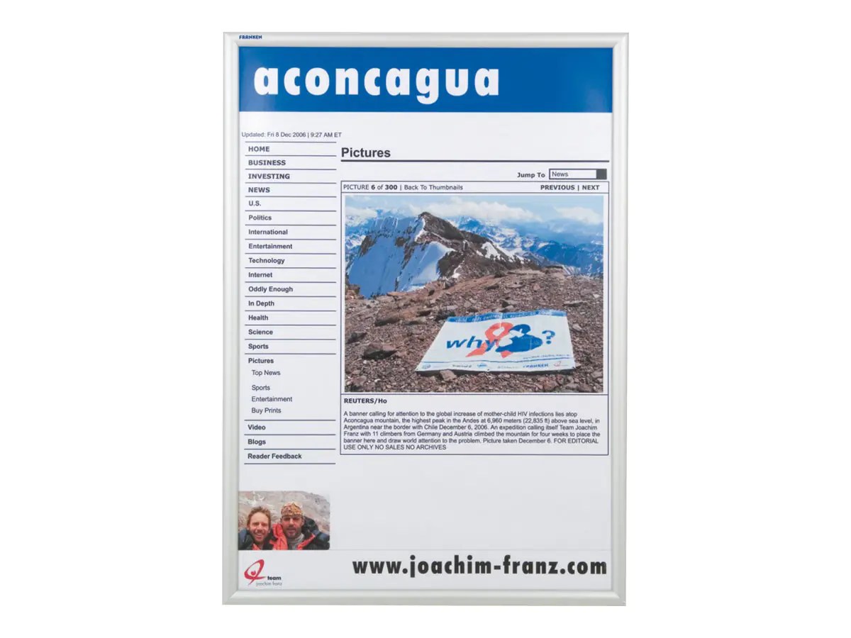 Franken GmbH FRANKEN - Rahmen - geeignet für Wandmontage BS0704