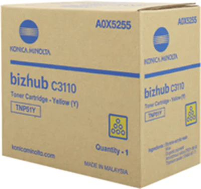 Konica Minolta TNP-51Y - Gelb - Original - Tonerpatrone - für bizhub C3110