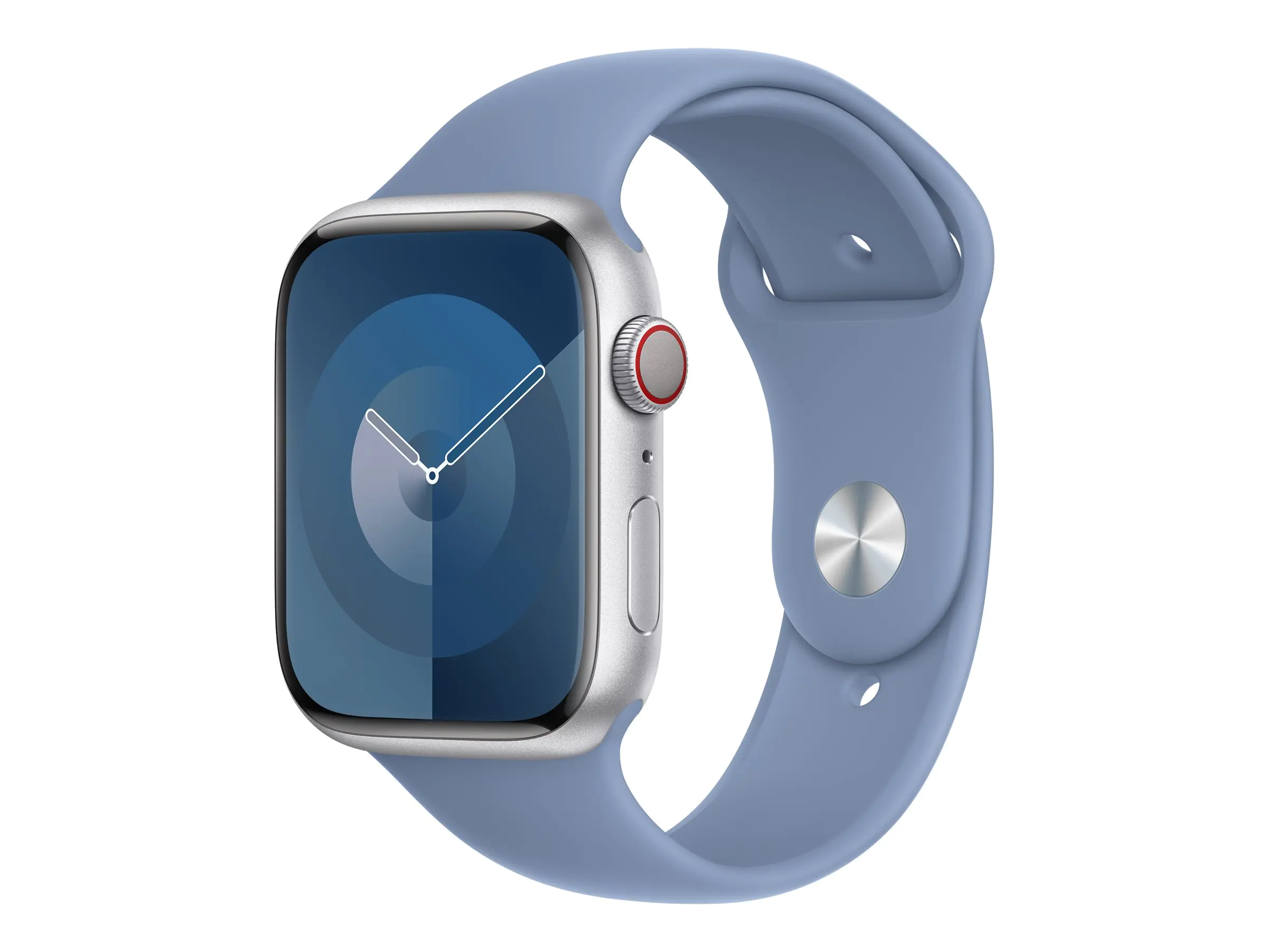 Apple - Armband für Smartwatch - 45 mm - M/L (für Handgelenke 160 - 210 mm) - Winter Blue