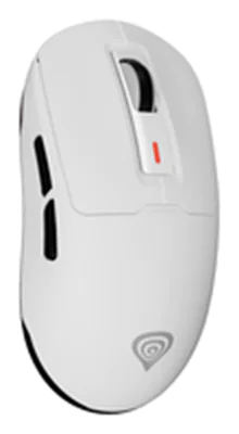 natec Gaming Maus ZIRCON 660 kabellos weiß