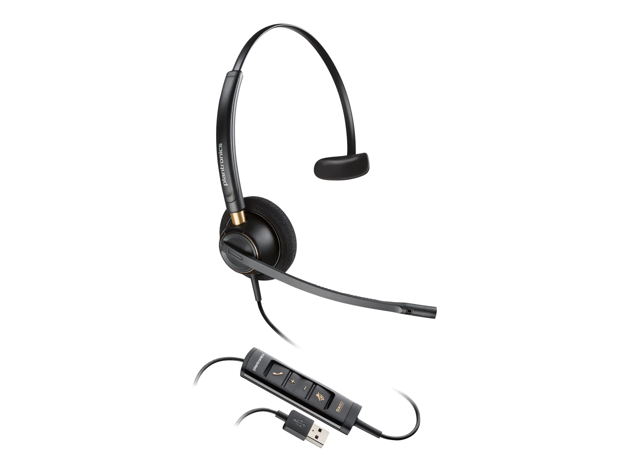Poly EncorePro 515-M - EncorePro 500 series - Headset - On-Ear - kabelgebunden - USB-A - Schwarz - Zertifiziert für Microsoft Teams Poly EncorePro 515-M - EncorePro 500 series - Headset - On-Ear - kabelgebunden - USB-A - Schwarz - Zertifiziert für Microsoft Teams