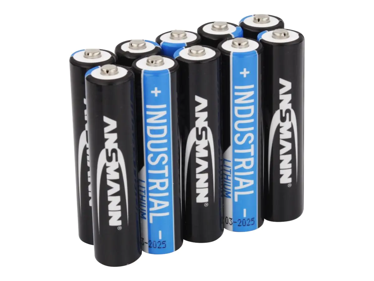 ANSMANN - Batterie 10 x AAA-Typ - Li - Schwarz
