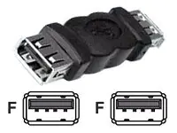 Roline - Gender Changer USB - USB (W) zu USB (W) - Schwarz