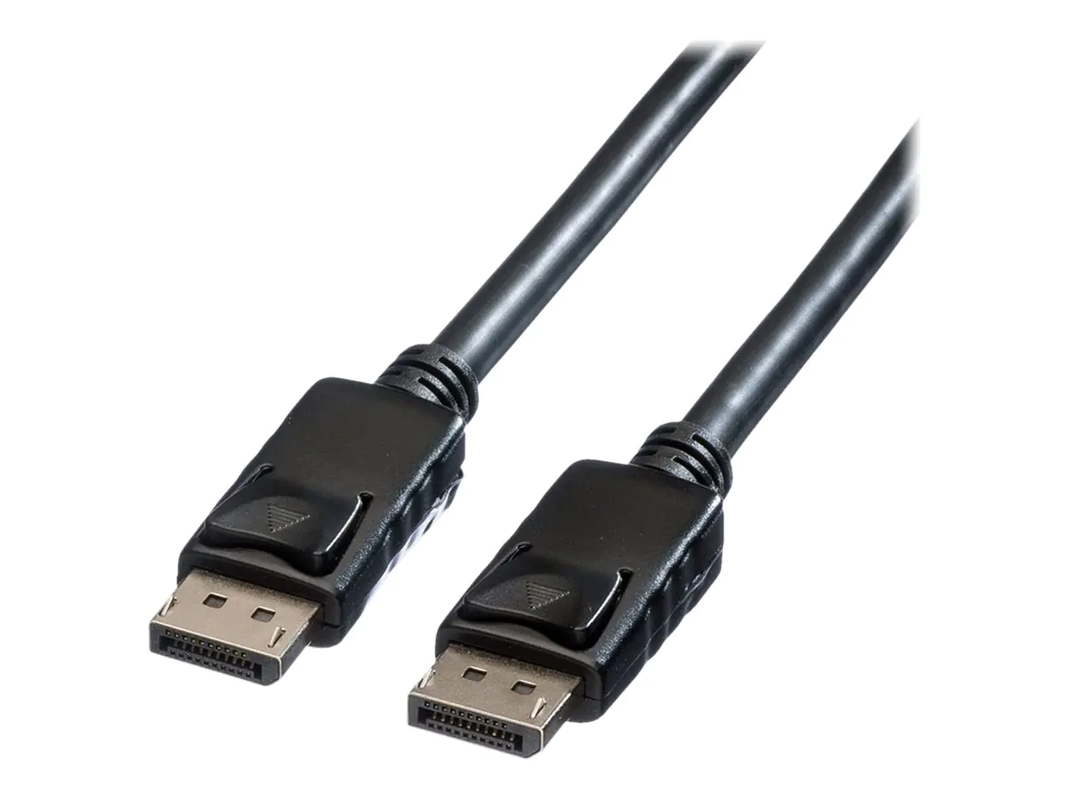 Roline - DisplayPort-Kabel - DisplayPort (M) eingerastet zu DisplayPort (M) eingerastet - DisplayPort 1.2 - 2 m - 4K Unterstützung - Schwarz Roline - DisplayPort-Kabel - DisplayPort (M) eingerastet zu DisplayPort (M) eingerastet - DisplayPort 1.2 - 2 m - 4K Unterstützung - Schwarz