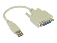 InLine - USB-Kabel - USB (M) zu 15 pin D-Sub (DB-15) (W) InLine - USB-Kabel - USB (M) zu 15 pin D-Sub (DB-15) (W)