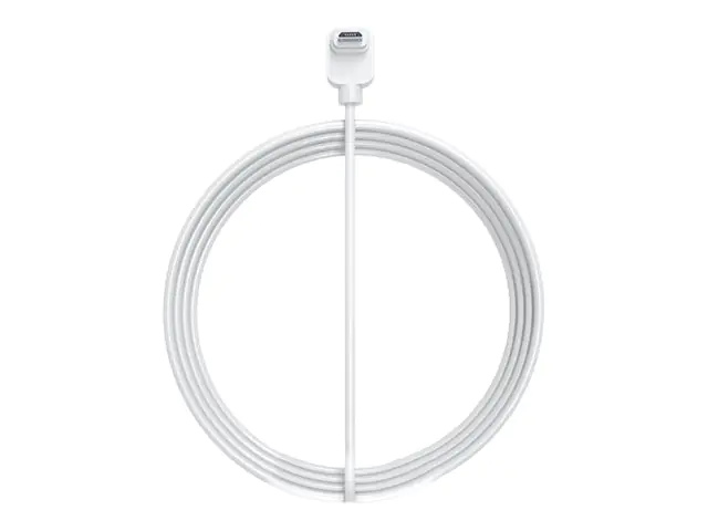 Arlo - USB-Kabel männlich zu Micro-USB Typ B männlich gewinkelt - 7.6 m - weiß - innen/außen - für Arlo Essential, Essential XL