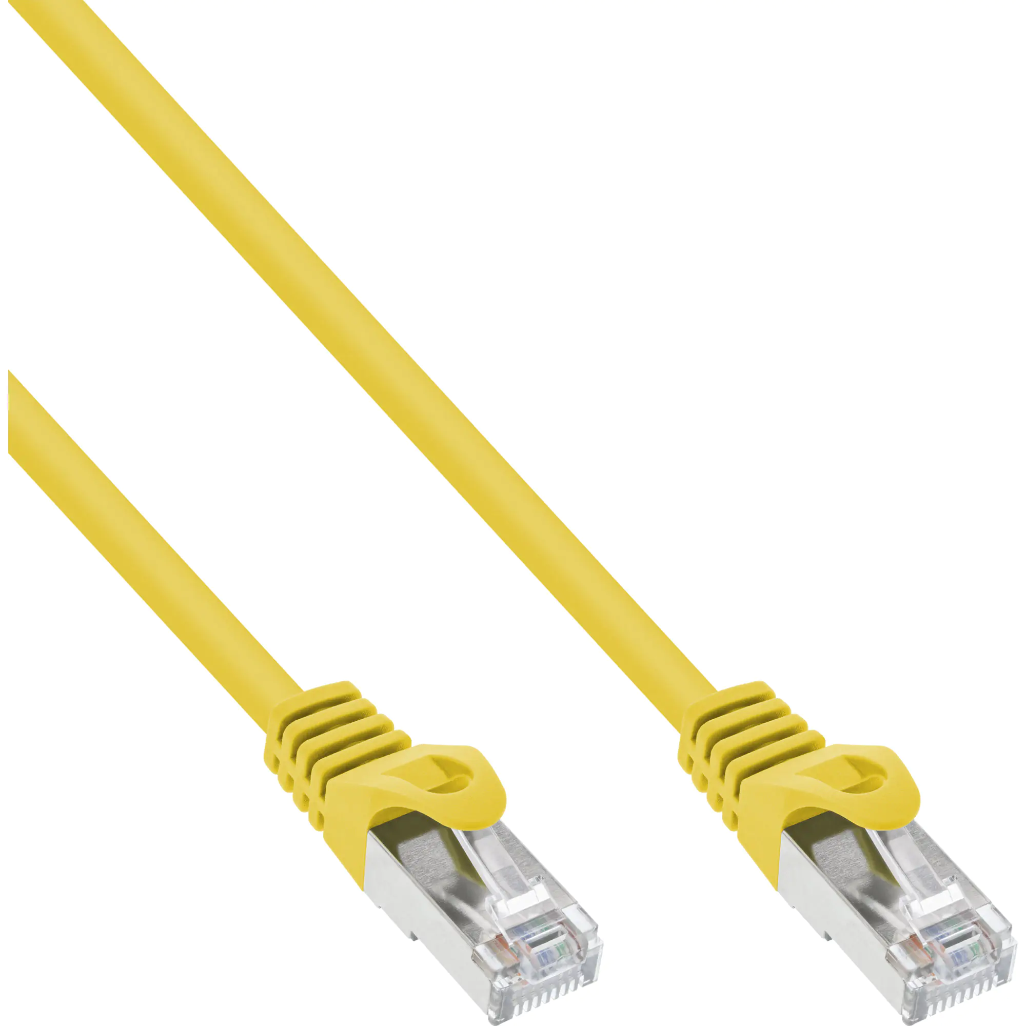 InLine - Patch-Kabel - RJ-45 (M) zu RJ-45 (M) - 1 m - FTP - CAT 5e - Gelb