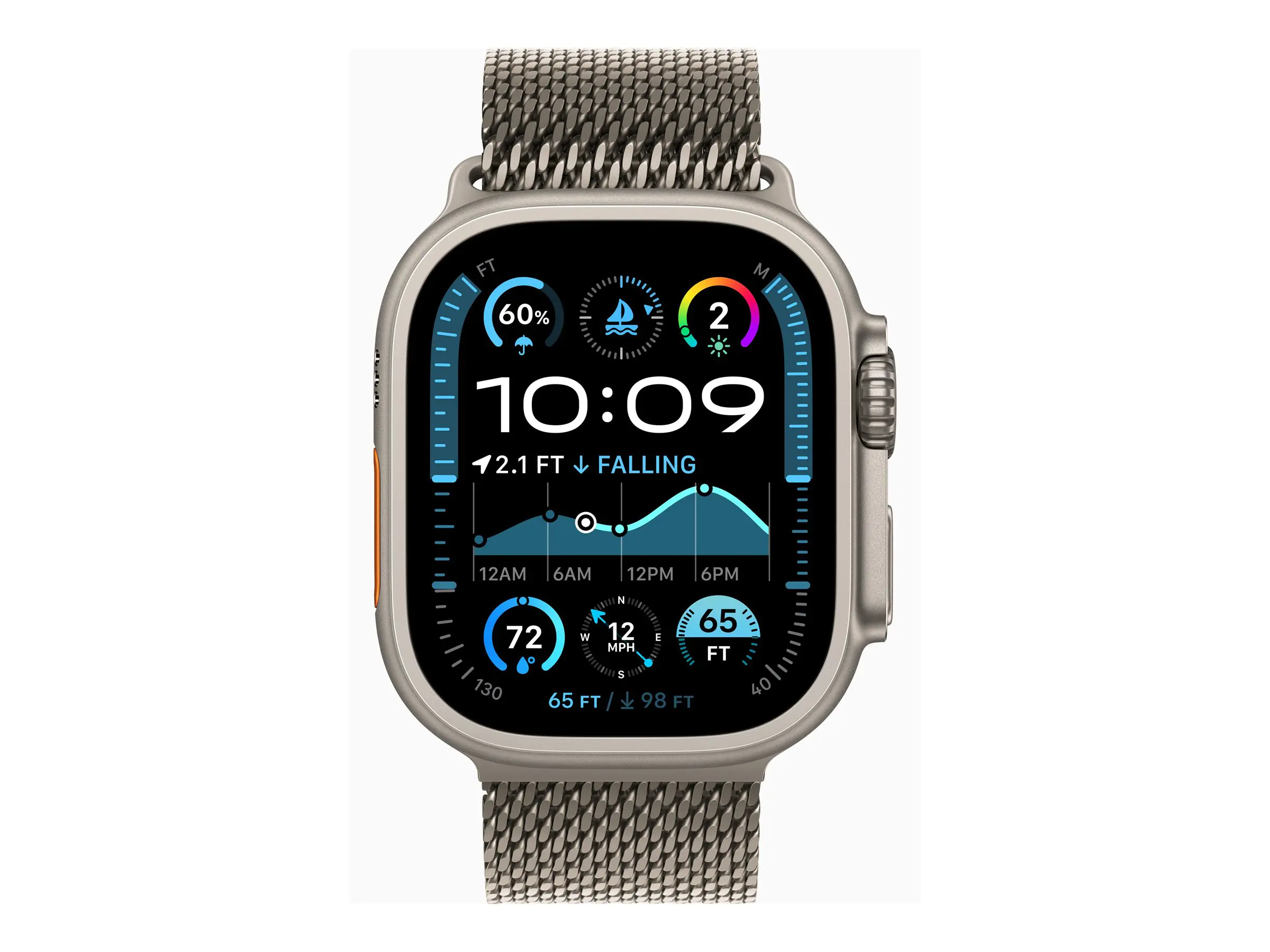 Apple Watch Ultra 2 - 49 mm - natürliches Titan