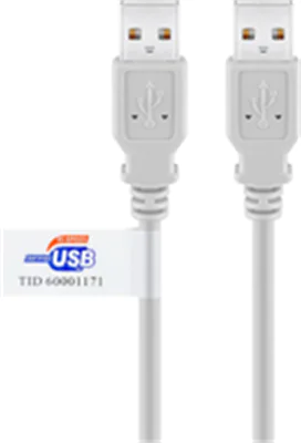 Goobay Kabel USB2.0 A-> A gr 2m| 50796