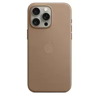 Apple - Hintere Abdeckung für Mobiltelefon - kompatibel mit MagSafe - FineWoven - Taupe - für iPhone 15 Pro Max