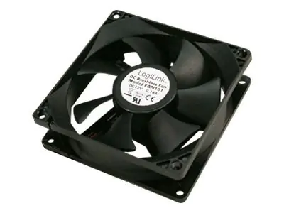 LogiLink FAN101 - Gehäuselüfter - 80 mm - Schwarz