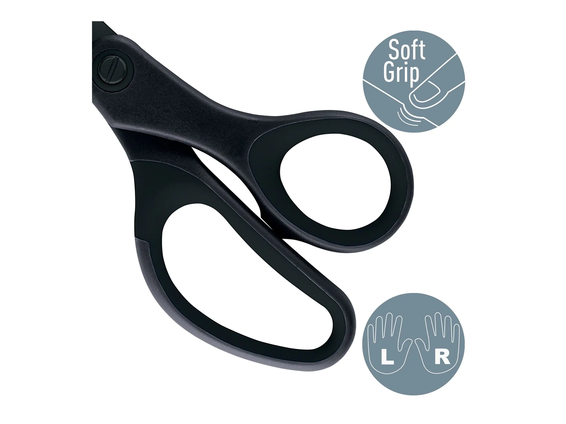 Leitz Schere Titan Anti-Haft 54206095 205mm schwarz