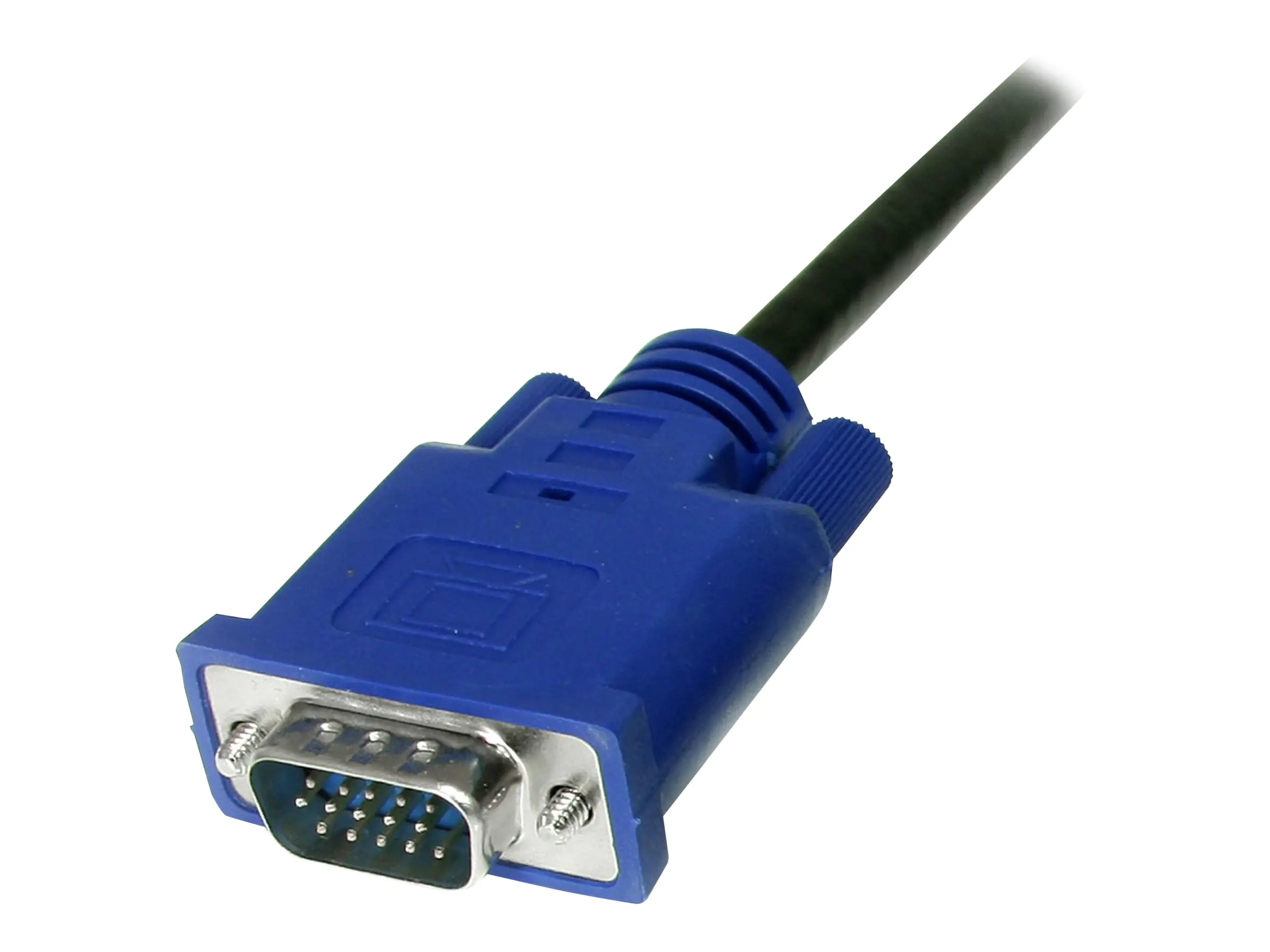 StarTech 1,8m 3-in-1 PS/2 VGA KVM Kabel - Kabelsatz für KVM Switch / Umschalter - Tastatur- / Video- / Maus- (KVM-) Kabel - PS/2, HD-15 (VGA) (M) zu HD-15 (VGA) (M) - 1.8 m - geformt - für P/N: CABCONS1716I, RACKCONS1908, RACKCONS1916, SV1631DUSBGB, SV831