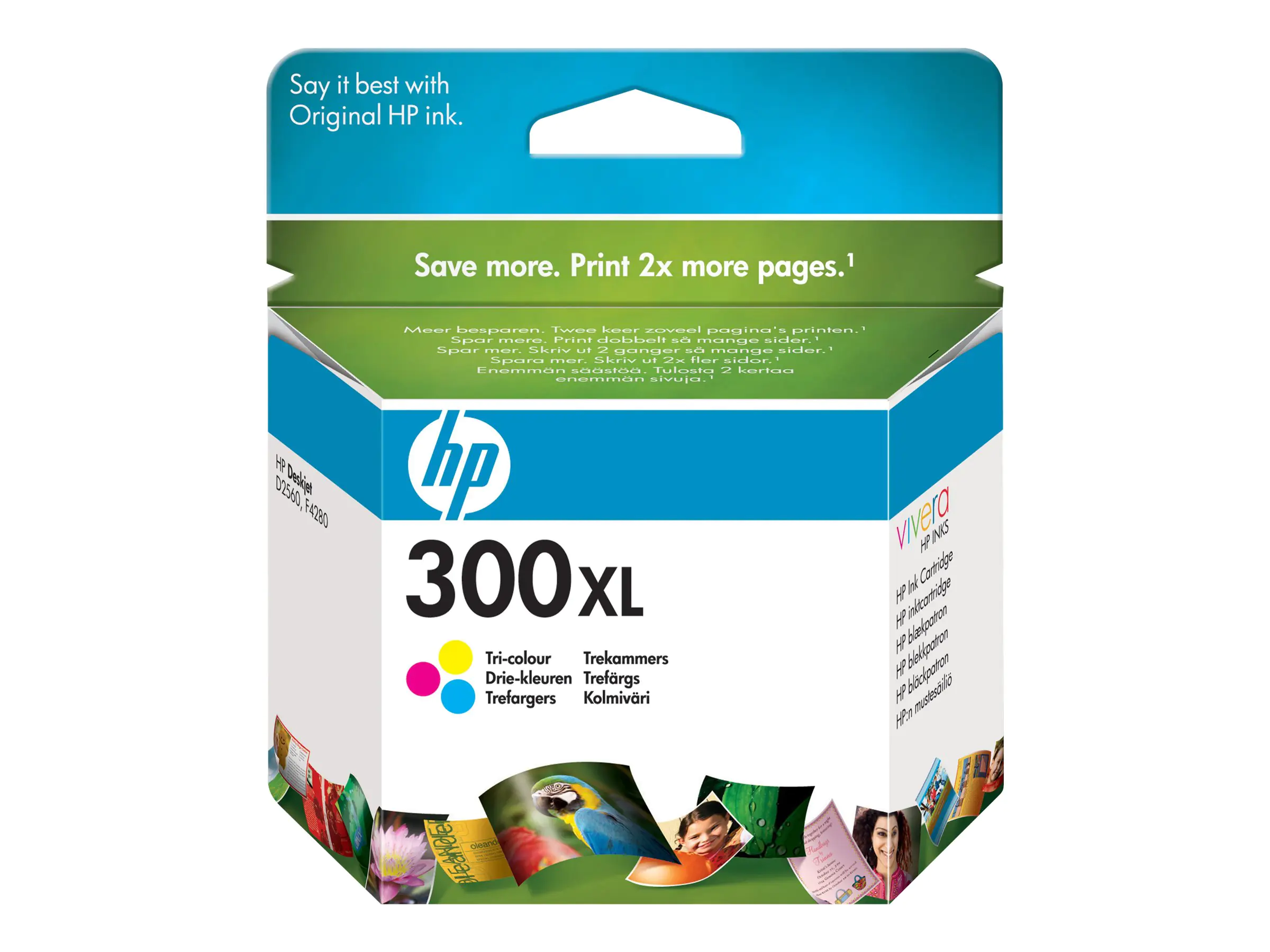 HP 300XL - 11 ml - Hohe Ergiebigkeit - Farbe (Cyan, Magenta, Gelb) - Original - Tintenpatrone - für Deskjet F2430, F2483, F2488, F4213, F4435; Envy 100 D410, 11X D411, 120; Photosmart C4685 HP 300XL - 11 ml - Hohe Ergiebigkeit - Farbe (Cyan, Magenta, Gelb) - Original - Tintenpatrone - für Deskjet F2430, F2483, F2488, F4213, F4435; Envy 100 D410, 11X D411, 120; Photosmart C4685