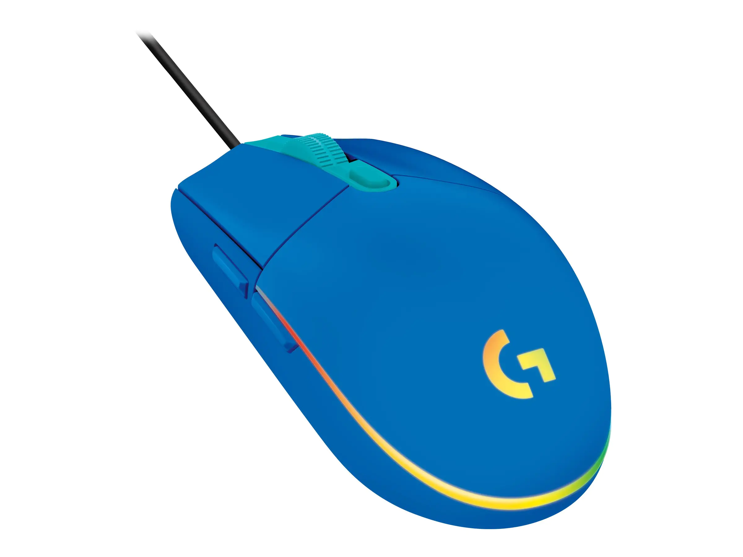 Logitech Gaming Mouse G203 LIGHTSYNC - Maus - optisch - 6 Tasten - kabelgebunden - USB - Blau