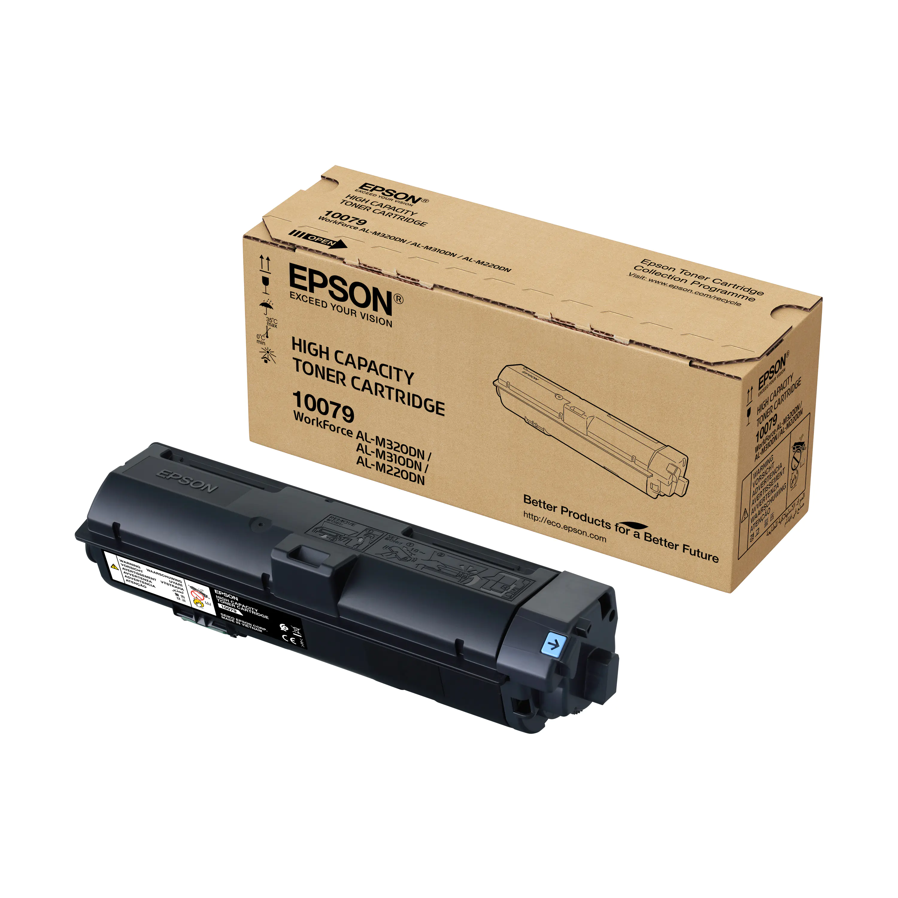 Epson S110079 - Mit hoher Kapazität - Schwarz - Original - Tonerpatrone - für WorkForce AL-M310DN, AL-M310DTN, AL-M320DN, AL-M320DTN