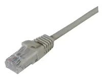 Dexlan - Patch-Kabel - RJ-45 (M) zu RJ-45 (M) - 3 m - UTP - CAT 6 - halogenfrei, ohne Haken - Grau